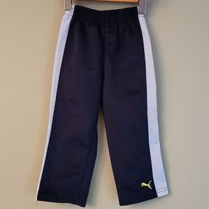 Puma navy/white joggers/sweatpants